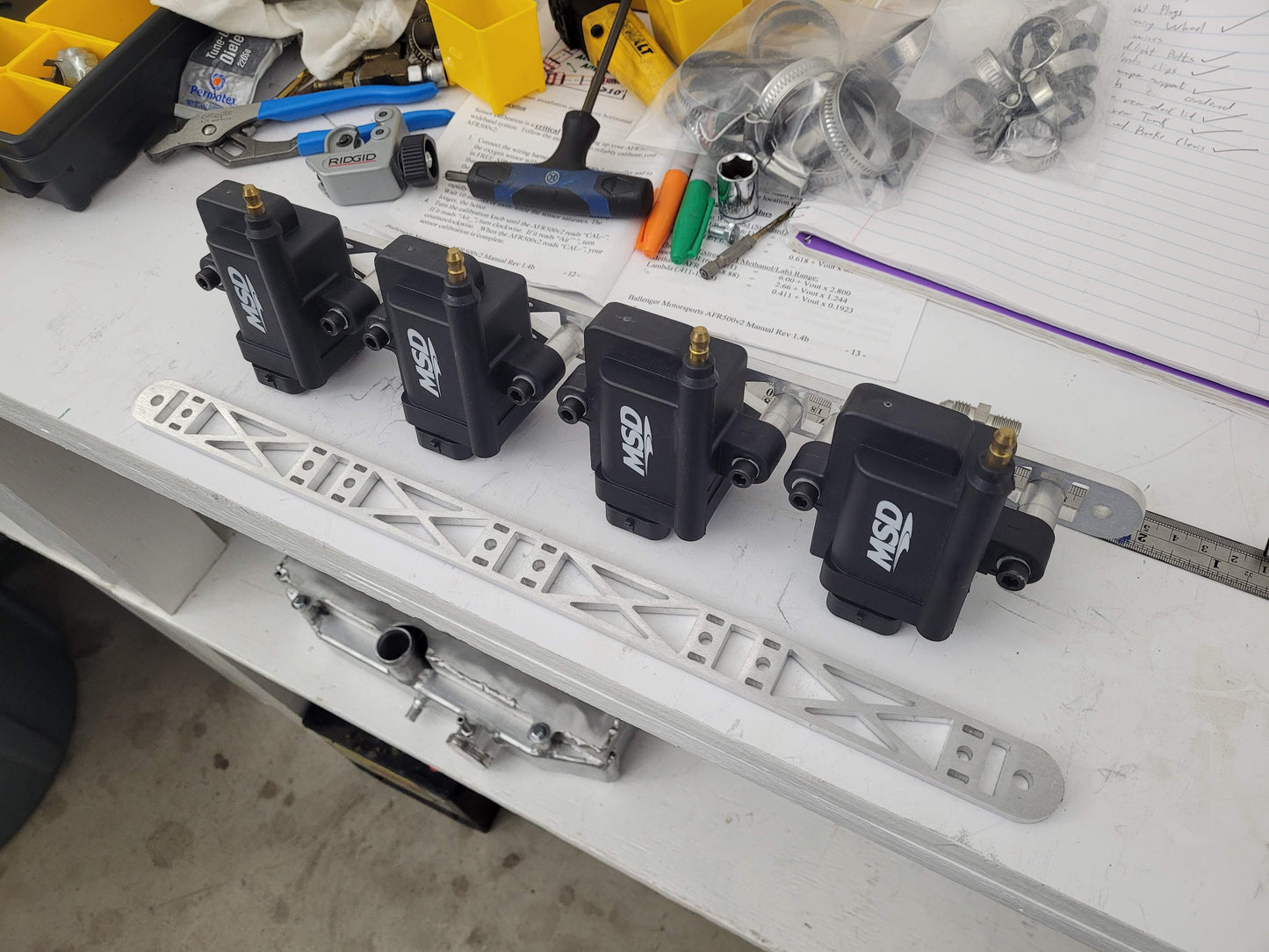 IGN1A Coil Bracket Inline CNC Billet 6061-T6