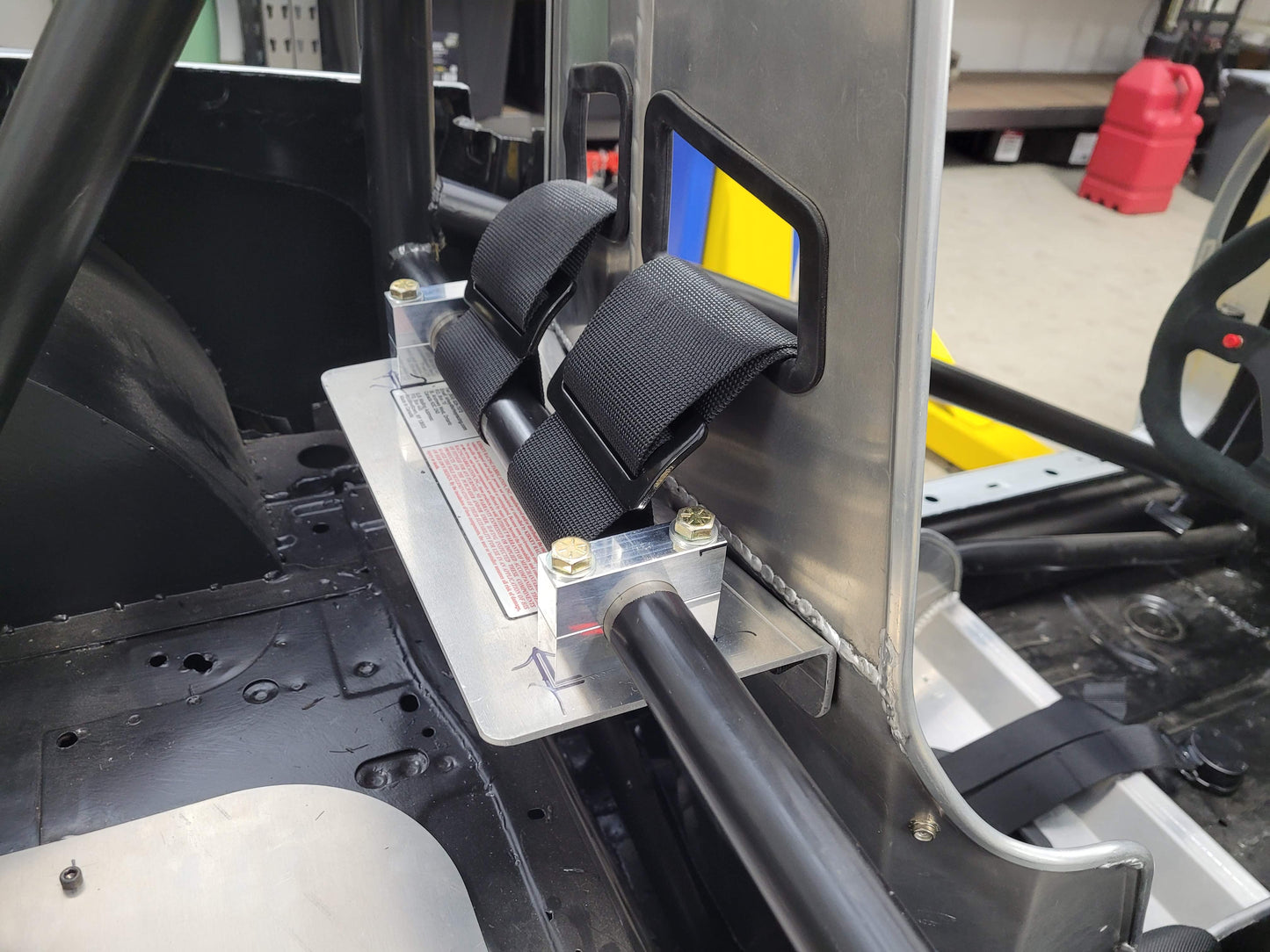 Seat Back Brace Mount Installation Kit Billet CNC Fits Kirkey Universal NHRA 1.25