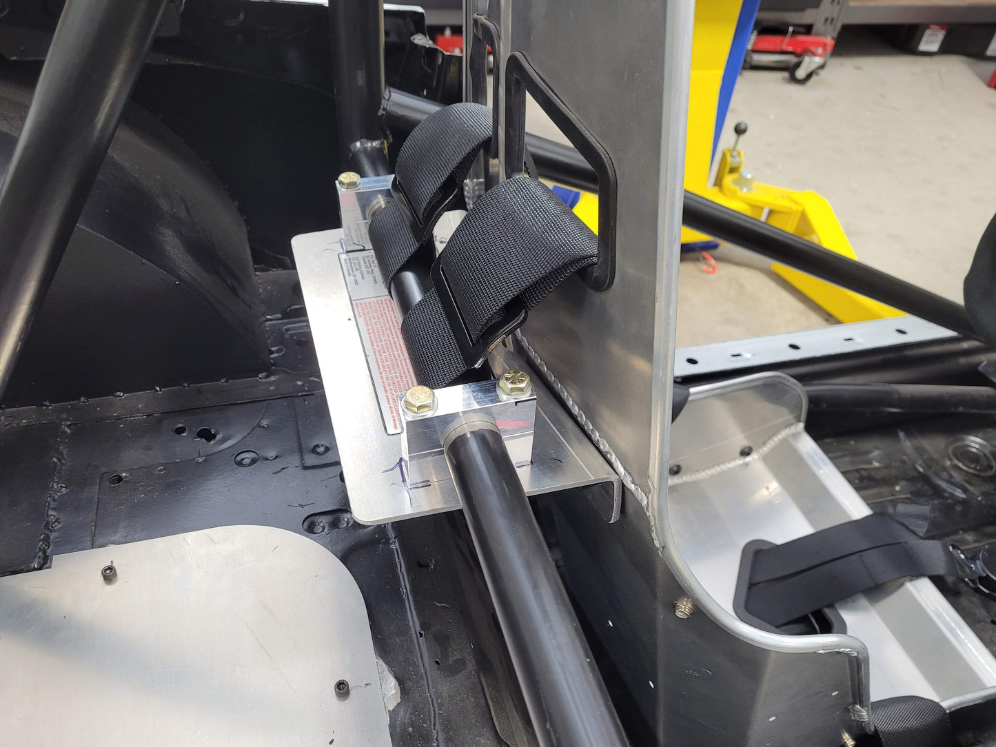 Seat Back Brace Mount Installation Kit Billet CNC Fits Kirkey Universal NHRA 1.25