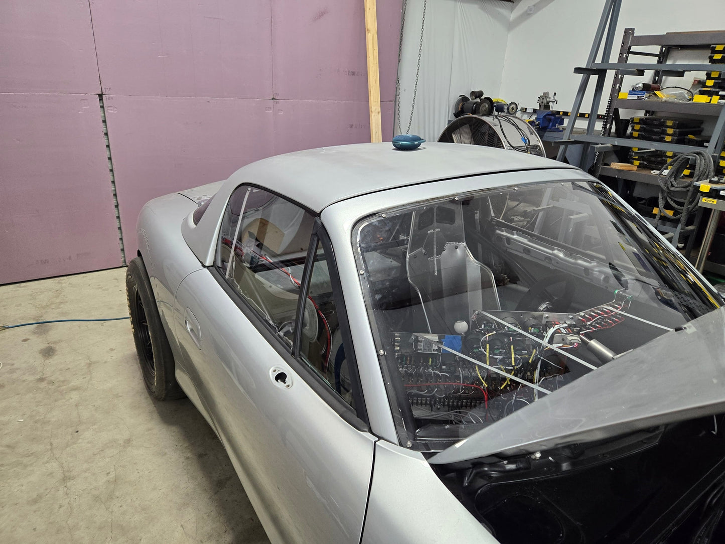 90-05 Miata Polycarbonate (Lexan) Windshield 1/8" Thick